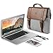 iDOO Faux Leather Laptop Bag Briefcase with Elegant Business Casual Style for 13-13.3 inch MacBook, Brown