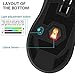 YockTec RGB Tunable Gaming Mouse,Programmable 7-button design with scroll wheel Gaming Mouse - 4000 DPI Sensor -Comfortable Grip -The eSports Gaming Mouse,Black (Black)