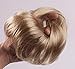 MERRYLIGHT Synthetic Scrunchy Scrunchie Hairpiece Ponytail Extensions Donut Hair Bun Hairpieces (Ash Blonde-M24/88)