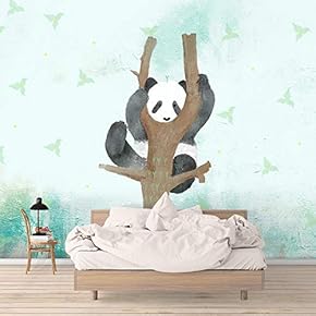 Wall Murals for Bedroom Beautiful Pictures Collection Panda Wings Removable Wallpaper Peel and Stick Wall Stickers - 66x96 inches
