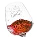 What I Really Think Funny Wine Glass for Women- Premium Birthday Gift for Her, Mom, Best Friend- Unique Present Idea