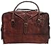 21 Inch Vintage Leather Duffel Travel Gym Sports Overnight Weekend Duffle Bags for Men and Women