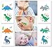 Dinosaur Temporary Tattoos for Kids - 12 Sheets/ 24 Tattoos | Dinosaur Party Favors, Birthday Party Supplies, T-Rex Decorations