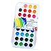 Ohuhu Fundamentals Watercolor Set, 36 Assorted Water Color Pan Set W/ 2 Paintbrushes