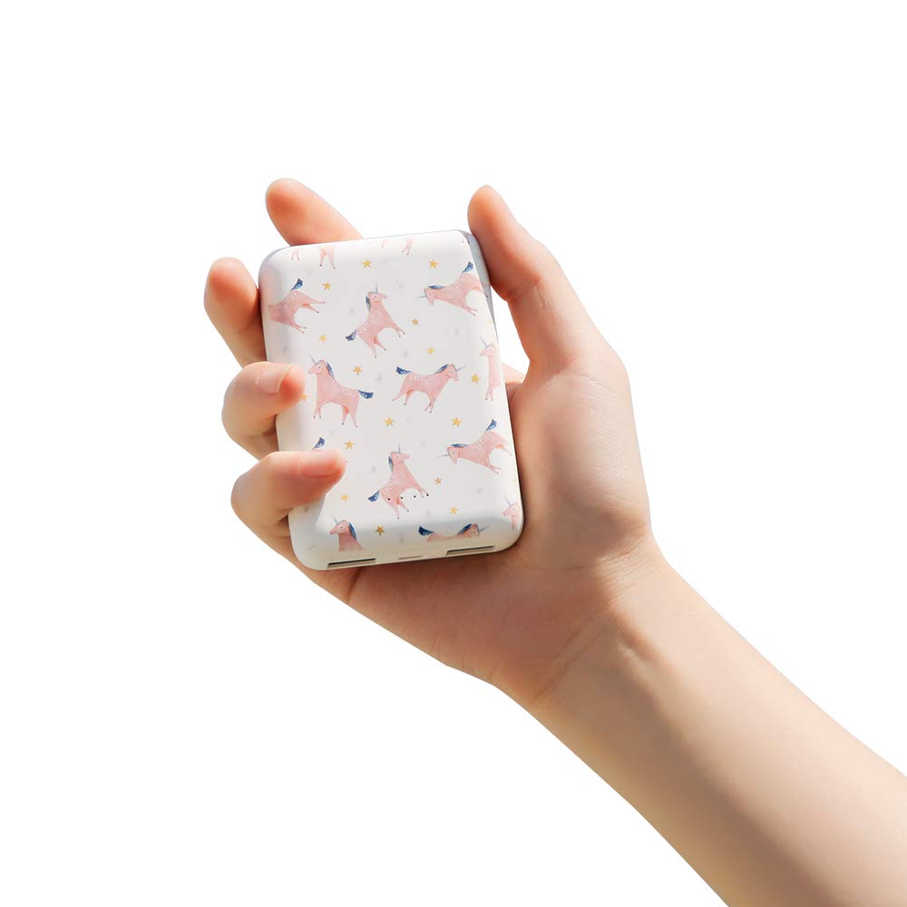 Cute Portable Charger 10000mAh,Sethruki Unicorn Pocket-Size Fast Charging Dual USB Mini Power Bank External Battery Pack for iPhone X 8 7 Plus and More,Gift for Girl Women Kid.