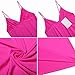 Ekouaer Women Lace Sleepdress V-neck Flannel Nightgowns(Rose Red,Small)