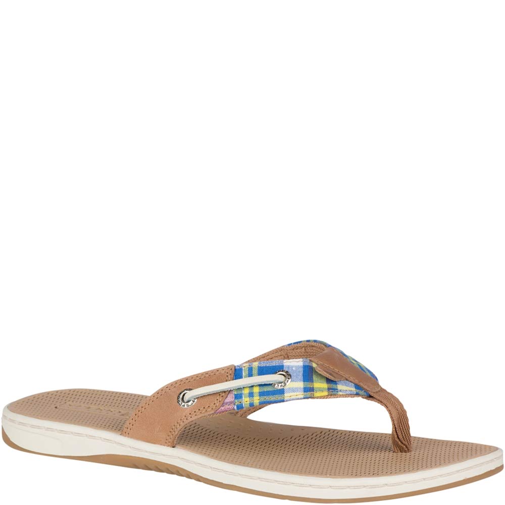 sperry seafish flip flops