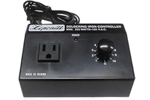 RAINBOW ART GLASS Leponitt Professional Solid State Rheostat Soldering Iron Temperature Controller Max 250 Watts