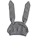 YJYdada Baby Toddler Kids Boy Girl Warm Knitted Caps Crochet Rabbit Ear Beanie Hat Winter (grey)