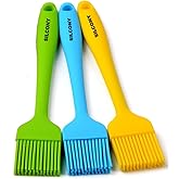 SILCONY 8.4" Silicone Basting Pastry Brush - Perfect for Oil Butter Spread, Marinades, Baste, BBQ, Grill, Cooking - BPA Free,