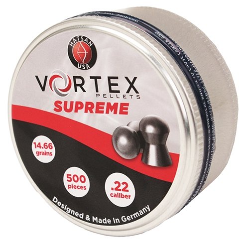 Hatsan vortex supreme pellets, .22, 14.66g (per 500)