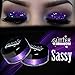 Sassy GlitterWarehouse Purple Loose Glitter Powder Great for Eyeshadow / Eye Shadow, Makeup, Body Tattoo, Nail Art and More!