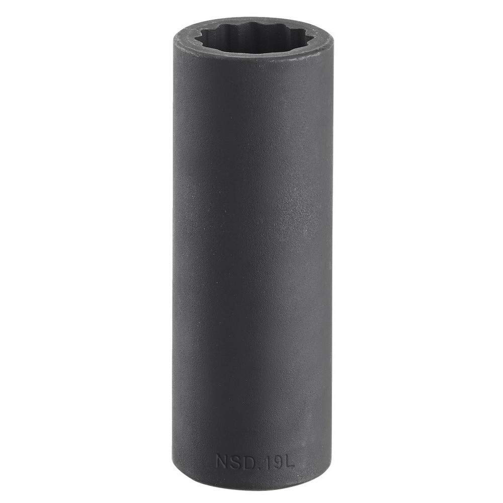 FACOM NSD.24L NSD.L 1/2" Drive Metric Long-Reach Metric 12-Point Impact Socket, 24 mm Size