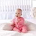Gerber Baby Girls' 4 Pack Sleep N' Play Footie, Elephant/Birdie, 3-6 Months