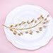 Sunshinesmile Wedding Bridal Bridesmaid Gold Leaf Hair Accessories Headband Tiara Headpieces
