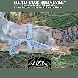 Head for Survival® Triangular Bandana/Cravat with