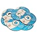 SI FANG Cut Off Wheels 4 1/2 x 1/16 x 7/8 inch, for Cutting Metals and Stainless Steel, Angle Grinder Cutting Wheel Grinding Discs 10Pcs