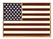 Forge American Flag Lapel Pin Proudly Made in USA- Gold Plated Rectangle Bulk