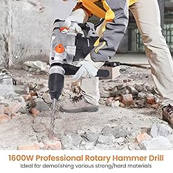 1-9/16" SDS-Max Heavy Duty Rotary Hammer Drill with