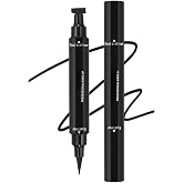 ONarisae Eyeliner Stamp Double-sided Liquid, Winged, Smudgeproof, Black