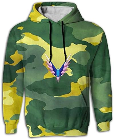 Logan Paul Parrot Bird Men's Hoodies Hooded Sweatshirt Pullover Pockets