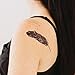 Tattly Temporary Tattoos, Feather, 0.1 Ounce