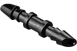GENERIC Gardrip 70 Pieces Drip Irrigation Fittings Coupling for 1/4 Drip Tubing, 4/7mm Straight Barbed Connectors Drip Line Coupler for Drip or Sprinkler System