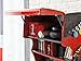 CilekRace Car Dresser W/ ShelvesGTS 4 Drawer ChestChildrens Extra Storage Dresser Red
