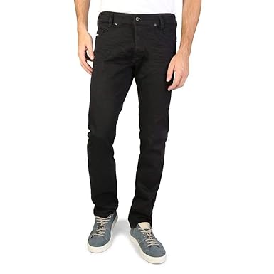 Diesel Herren Cocktail Jeanshose Schwarz Schwarz 29W x 32L 38/40 DE