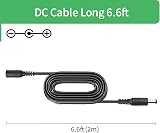 Security-01 2 Pack 2m DC Extension Cable 5.5x2.1mm 5V-24V for CCTV IR Printer view 2