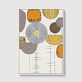 Framed Home Artwork Nordic Style for Living Room Bedroom