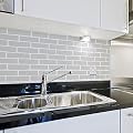 Brick Allover Stencil Wall Pattern - DIY Wall Decor - Wallpaper Alternative