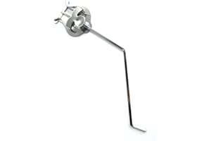 TUOREN Marching Lyre Flat key Euphonium Lyre Square Socket Music Sheet Clip Holder Nickel-Plated