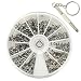 eZAKKA 1000 Pieces Tiny Screws Nut Assortment Repair Tool Kit with Micro Screwdriver for Eyeglasses Cell Phone Watches Spectacles