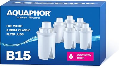 AQUAPHOR B15 Universal Replacement Filter 6 Pack fits Brita Classic Wilkos