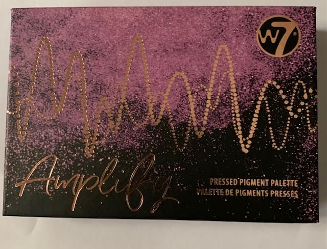 W7 Amplify Pressed Pigment Oogschaduw Palette - Unmistakable