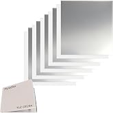 TLC Plates, Aluminum Backed Silica Gel 60 F254, 20x20cm 10 Pack | 250&mu;m uniform silica layer, USP <621> compliant, 3 multi sizes, lab/pharma/educational use, moisture-proof foil packaging