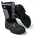LABO Men's Winter Snow Boots Shoes Waterproof Insulated Lace UP 620 BLACK-10