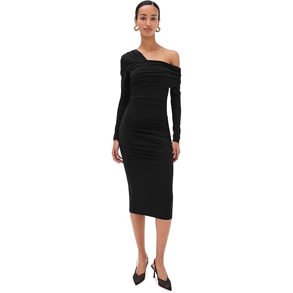 black chiffon dress long sleeves Black Chiffon Long Sleeves V-neckline Party Dress, Black Formal Dress