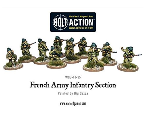 French Army: Infantry Section, 28mm Bolt Action Wargaming Miniatures