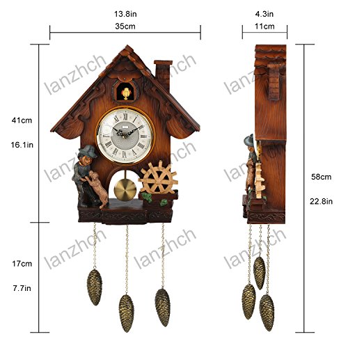 Diyida Vivid Large Cuckoo Clock、Wall Cuckoo Clock,Chime has Automatic