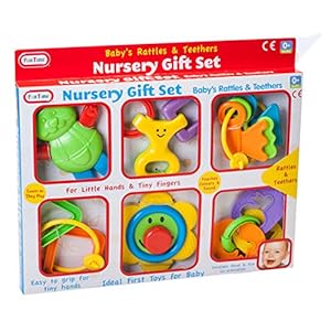 Fun-Time-Babys-Rattles-Teethers-Nursery-Gift-Set Fun Time Baby's Rattles & Teethers Nursery Gift Set