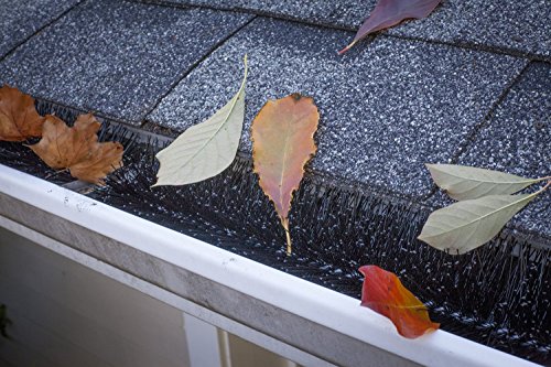 GutterBrush Leaf Gutter Guard for Standard 5 Inch Rain Gutters - 120 Foot House Pack