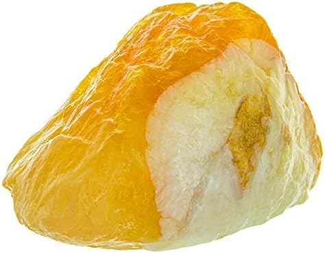 Handmade Organic All Natural Soap Boulder for All Skin Types with Essential Oils - Topaz Lychee Scented Geode - 1.8 pounds