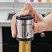 Wine Gifts Stainless Steel Wine Vacuum Stopper, Wine Saving Vacuum and Wine Bottle Stopper with Date Marker, to Remove Air and Vacuum Seal Opened Wine Bottle, to Preserve 7-10 Days by Ainovate