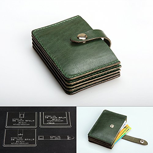 NW Card Holder Acrylic Template Leather Pattern Acrylic Leather Pattern Leather Templates for Card Bag