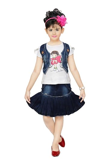 jean jacket and skirt set