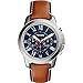 Fossil Grant Chronograph Dark Brown Leather Watch