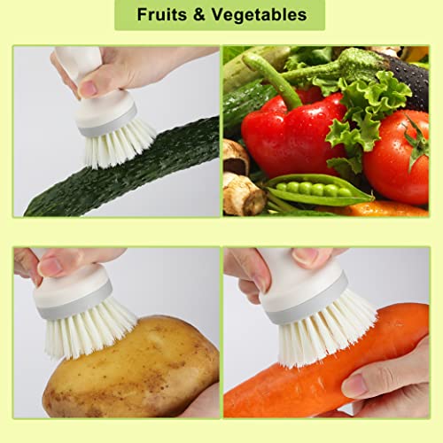 Fruit and Vegetable Brush Scrubber for Potato Veggie Brushes Food Cleaning Brush in Home Kitchen