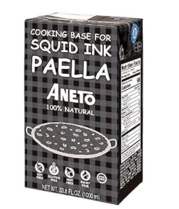 Aneto Squid Ink Paella Cooking Base Broth, 34 Fluid Ounce By Aneto (786173969053)